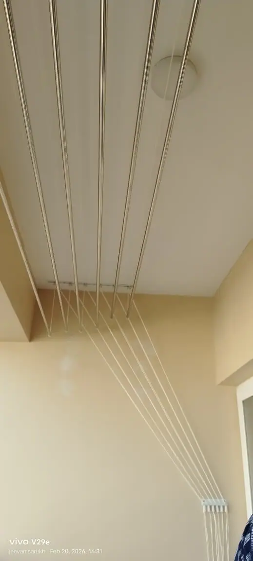 Cloth hanger installation in Chennai