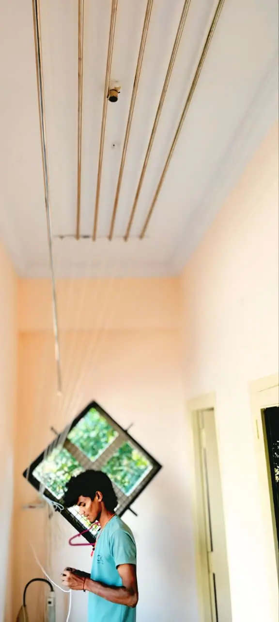 Cloth hanger installation in Chennai