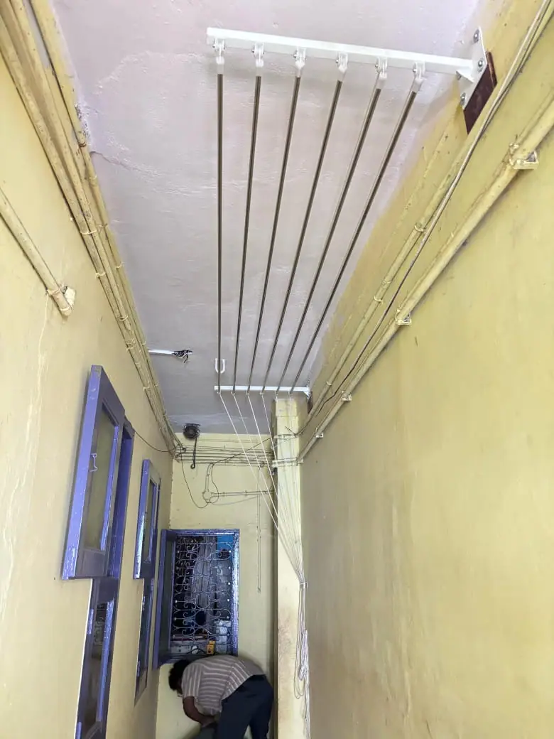 Cloth hanger installation in Chennai