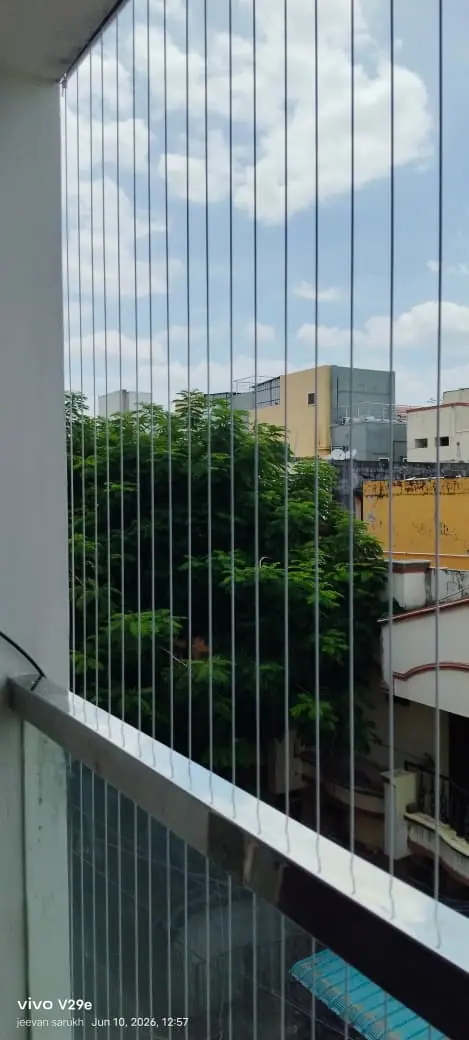Invisible grill installation in Chennai