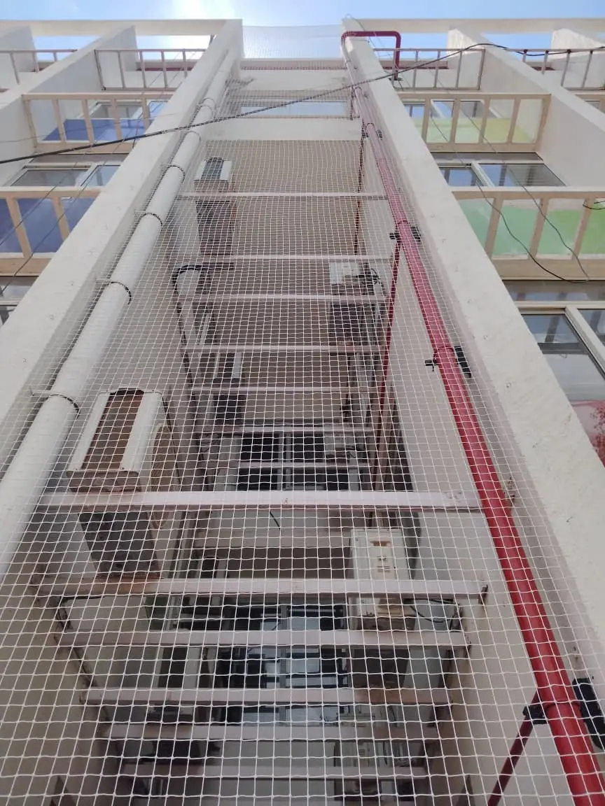 Stairwell safety net in Chennai
