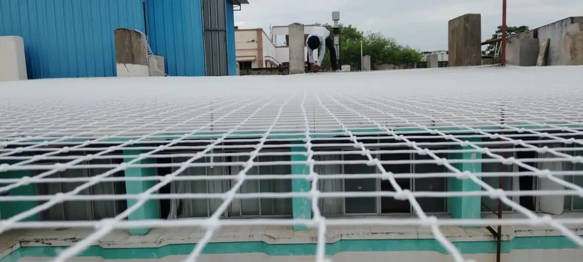 Terrace safety net in Chennai